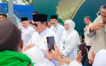 Presiden Prabowo dan Khofifah Bakar Semangat Nahdliyin di Malang