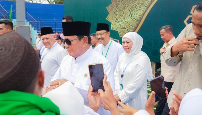 Presiden Prabowo dan Khofifah Bakar Semangat Nahdliyin di Malang