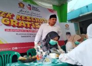 Rayakan HUT ke-18, Gerindra Surabaya Boyong Layanan Kesehatan Gratis untuk Warga Petemon