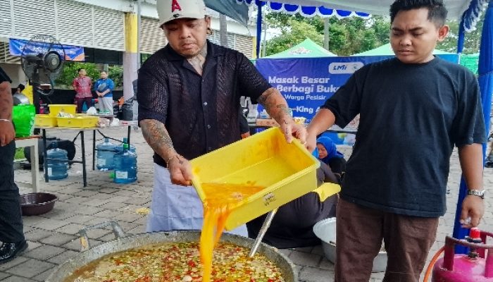 Bersama King Abdi, LMI Gelar ‘Masak Besar’ Sajikan 1.000 Porsi Buka Puasa